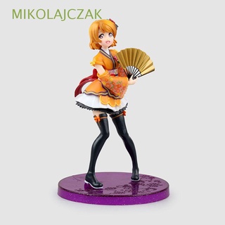 mikolajczak 17cm hanayo koizumi figuras de acción anime figuras de juguete figura modelo miniaturas kimono regalos scultures modelo coleccionable muñeca juguetes adornos muñeca