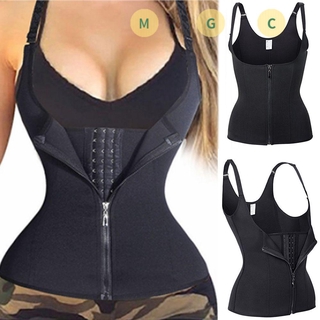 Magic Hot Zipper para mujer Gancho Underbust Controle Tummy Controle Corpo Shaper Cincher Cincher Trainer Vest Corset