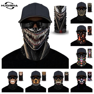 Nueva moda máscara cara impreso 3D Buff Bandana cráneo/Joker/camuflaje a prueba de viento Anti polvo diadema ciclismo Jogging bufanda