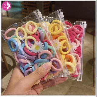 Yoyo 50 PCS moda Macaron Color niños corbata de pelo buena elasticidad estilo japonés lindo pelo cuerda accesorios de pelo