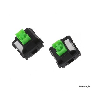 Toe 2pzas Interruptores Rgb Verde Para Razer Blackwiw Lite Gaming Teclado mecánico