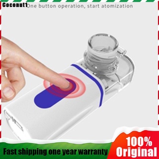 [En stock 15] Portable Nebulizer Handheld Mesh Inhaler Ultrasonic Atomizer For Kids Adult@coconut1