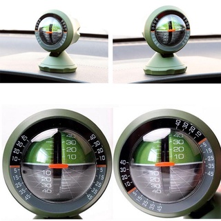BRANDI Outdoor Inclinometer Compass Car Balancer Gradient Finder Measure Round Multifunction Indicator Slope/Multicolor (9)