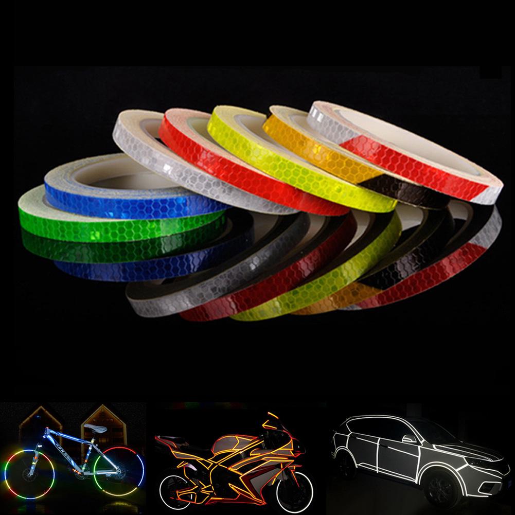 Pegatinas reflectantes para bicicleta, Reflector, llanta de seguridad, cinta adhesiva (1)