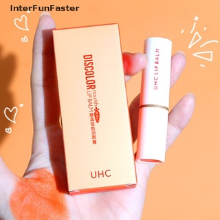 InterFunFaster Magic Color Cambiante Lápiz Labial Naranja Impermeable Hidratante Bálsamo Bueno (5)