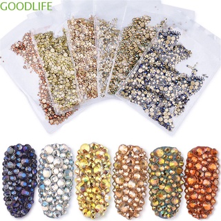 Goodlife 1440pcs nuevo Hot Mix tamaño Charms moda DIY uñas de uñas diamantes de imitación arte manicura decoraciones