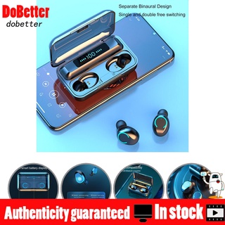 <dobetter> auriculares bluetooth compatibles con abs hifi estéreo in-ear auriculares inalámbricos pantalla digital de alimentación para música