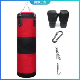 (berlín) pro boxeo saco de boxeo entrenamiento fitness gimnasio colgando pesado kick sandbag
