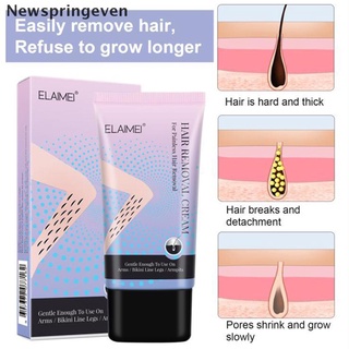 【NSE】 Unisex Hair Removal Cream Painless Beards Depilatory Cream Body Facial Hand Leg 【Newspringeven】
