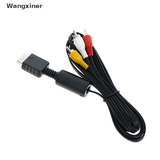 [wangxiner] cable de audio av para ps2 ps3 play station sistema de consola venta caliente