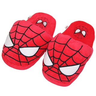 Marvel Spiderman Batman Zapatillas De Felpa Par De Zapatos De Algodón Regalos De Invierno Casa Casual Creativas De Dibujos Animados (2)