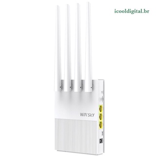 Wifisky Ws-R642 2.4g+4g 4 Antenas 300m Lan/ Wan 4g tarjeta Sim Lte Wifi Router (1)