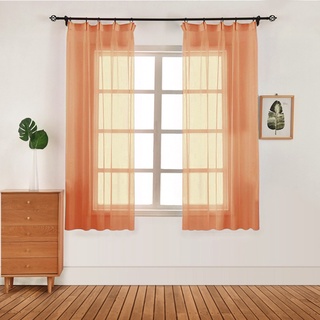 1Pc 100x130 dormitorio moderno ventana tul cortina Panel Voile hogar práctica decoración herramienta interior FLOWERDANCE (8)