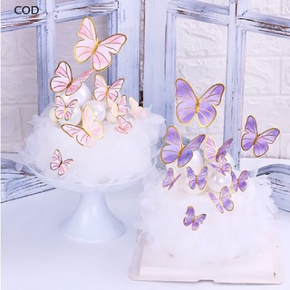 [COD] Butterfly Cake Toppers Cake Decoration DIY Wedding Birthday Party Baby Shower HOT