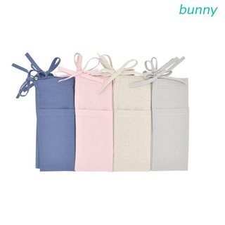 bunny bebé cuna organizador cama colgante bolsa de almacenamiento para bebé esenciales multiusos bebé cama organizador colgante pañales juguetes de tejido