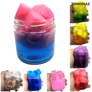 3DModule Jelly Cube Crystal Mud Clay Slime Putty Plasticine Sludge Stress Relief Toys