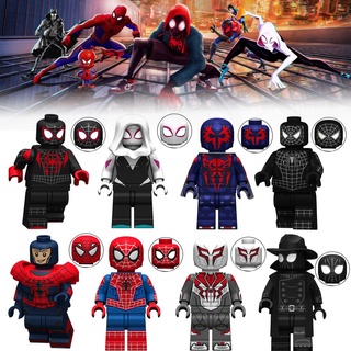 marvel los vengadores spiderman minifigura bloque de construcción modelo muñecas juguetes para niños decoraciones del hogar regalos compatibles con lego popular