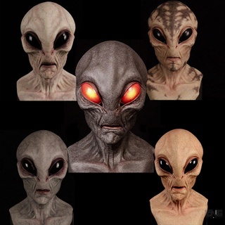 Funnys Aliens - cubierta facial de látex realista para fiestas divertidas, Super suave, fiesta de Cosplay