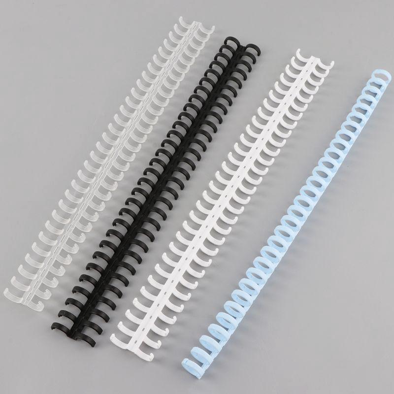 30 agujeros círculos anillo de papel de hoja suelta libro encuadernación de plástico carpeta espiral a4 cuaderno suministros (1)