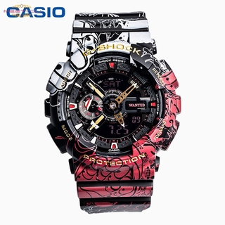 Casio G-SHOCK x ONE PIECE & Dragon Ball Z reloj de marca conjunta relojes deportivos impermeables iluminación automática con caja Luffy (1)