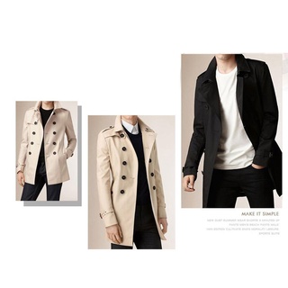 [0913] moda hombres cortavientos chaqueta de manga larga casual suelto abrigo outwear abrigo