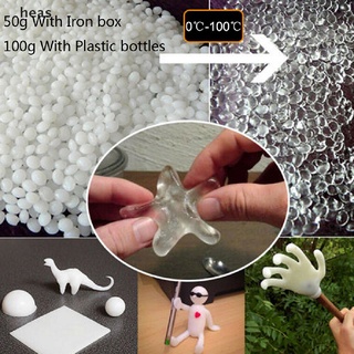 He 50g/100g Polimorfo Termoplástico Moldeable DIY Craft Juguete Morph Plástico Pellet CL