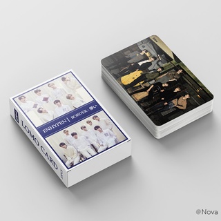 55pcs/Box ENHYPEN Photo Card 2021 BORDER Album LOMO Card Photo Cards Postcard (8)