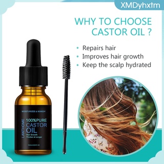 crecimiento del cabello 100% puro aceite de ricino esencia para el cabello