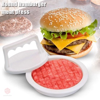 hamburguesa prensa de grado alimenticio de plástico hamburguesa carne carne parrilla hamburguesa prensa patty maker herramienta forma redonda hamburguesa prensa