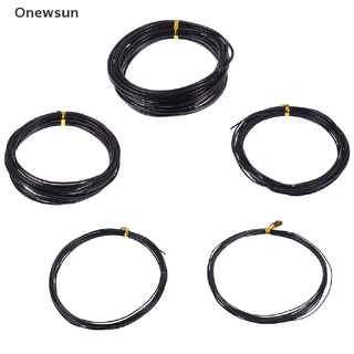 [Onewsun] Bonsai alambres de aluminio anodizado Bonsai alambre de entrenamiento Total 16.5 pies (negro) venta caliente