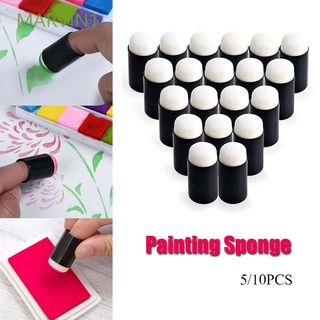 marvin1 10 unids/set de dedo pintura artesanía arte herramientas pintura esponja diy tarjeta hacer tiza pintura niños entintado herramienta de pintura (1)