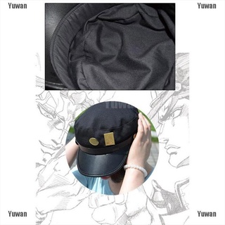 <yuwan> jojo's bizarre adventure cosplay gorra accesorios flatcap insignias anime alrededor