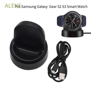 ALENE Portable Wireless Fast Charger Smart Electronics for Samsung Galaxy Watch for Samsung Gear S3/S2 Smart Watches 42/46 mm Charging Cable Black High Quality Frontier Watch Watch Charger Dock/Multicolor