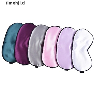 TIME Imitated Pure Silk Sleep Eye Mask Padded Shade Cover Travel Relax Aid Blindfold CL