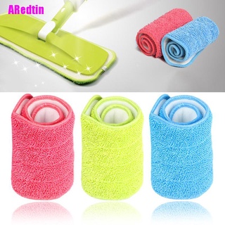 [ARedtin] Almohadillas de repuesto de microfibra lavables para fregona, para mopas planas, herramientas de limpieza (1)