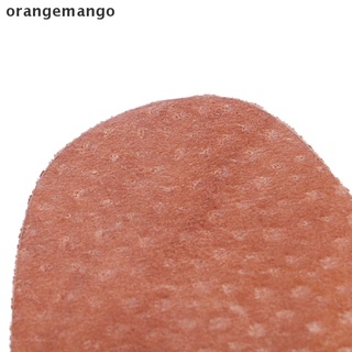 orangemango 1 par plantillas de cuero transpirables mujeres hombres ultra delgado desodorante zapatos plantilla pad cl