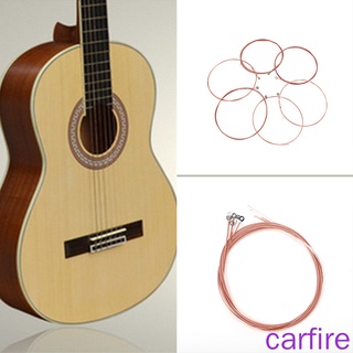Cuerdas de guitarra acústica de acero inoxidable núcleo de aleación de bronce fósforo herida [CARFIRE] (1)