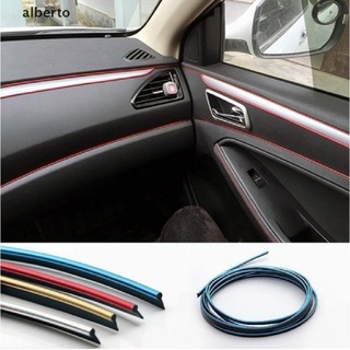 [alberto] tiras adhesivas de 5 m para decoración interior del coche, moldura, accesorios para automóviles [alberto]