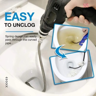 alcantarillado de dragado primavera multifuncional limpieza garra de drenaje resorte tubería herramienta de limpieza para baño cocina (1)