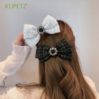 kupetz temperamento arco clip de pelo niñas horquilla primavera clip mujeres salvaje coreano diamante simple accesorios para el cabello