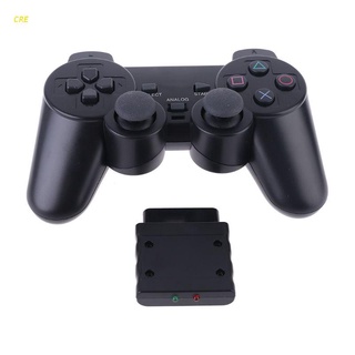 Gamepad inalámbrico cre Vibrador 2.4ghz control de control Usb con Receptor Para Ps2 Para Sony Playstation 2