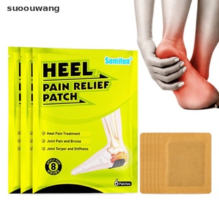(hotsale) 6x Heel Spur Pain Relief Patch Plantar Fascia Plaster Rapid Metatarsal Fasciitis {bigsale}