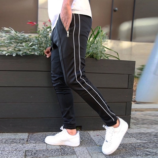 2021 hombres de alta calidad estiramiento casual pantalones de jogging fitness deportes slim pantalones de chándal largos