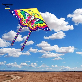 colorido cometa larga cola de nylon al aire libre cometas juguetes voladores para niños kite surf con 50m kite línea de alta calidad