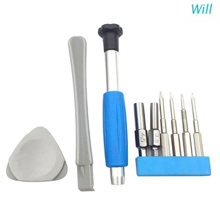 Will 1Set destornillador Set de herramientas de reparación Kit para nintent Switch nuevo 3DS Wii Wii U NES SNES DS Lite GBA Gamecube