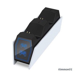 Kim estación De carga Doca Para PS4 slim/PS4 Pro Controlador, soporte De cargador con Indicador De Luz LED