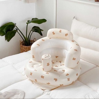 Omg* multifuncional bebé PVC inflable asiento inflable baño sofá aprendizaje cena silla taburete de baño (5)