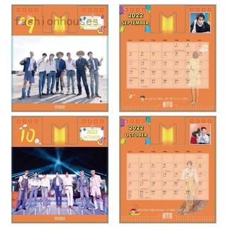 2022 Kpop BTS Escritorio Calendario Mantequilla Año Nuevo Mesa Planificador Libro 2022.01 ~ 2022.12
