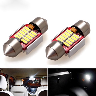 2 bombillas LED Festoon C5W 31 mm/36 mm/39 mm/41 mm Super brillante reemplazo para Map Dome placa de matrícula lámparas