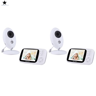 monitor de bebé con cámara de audio de 3,5 pulgadas bebé niñera cam video monitoreo de temperatura visión nocturna cámara de seguridad enchufe de ee.uu.